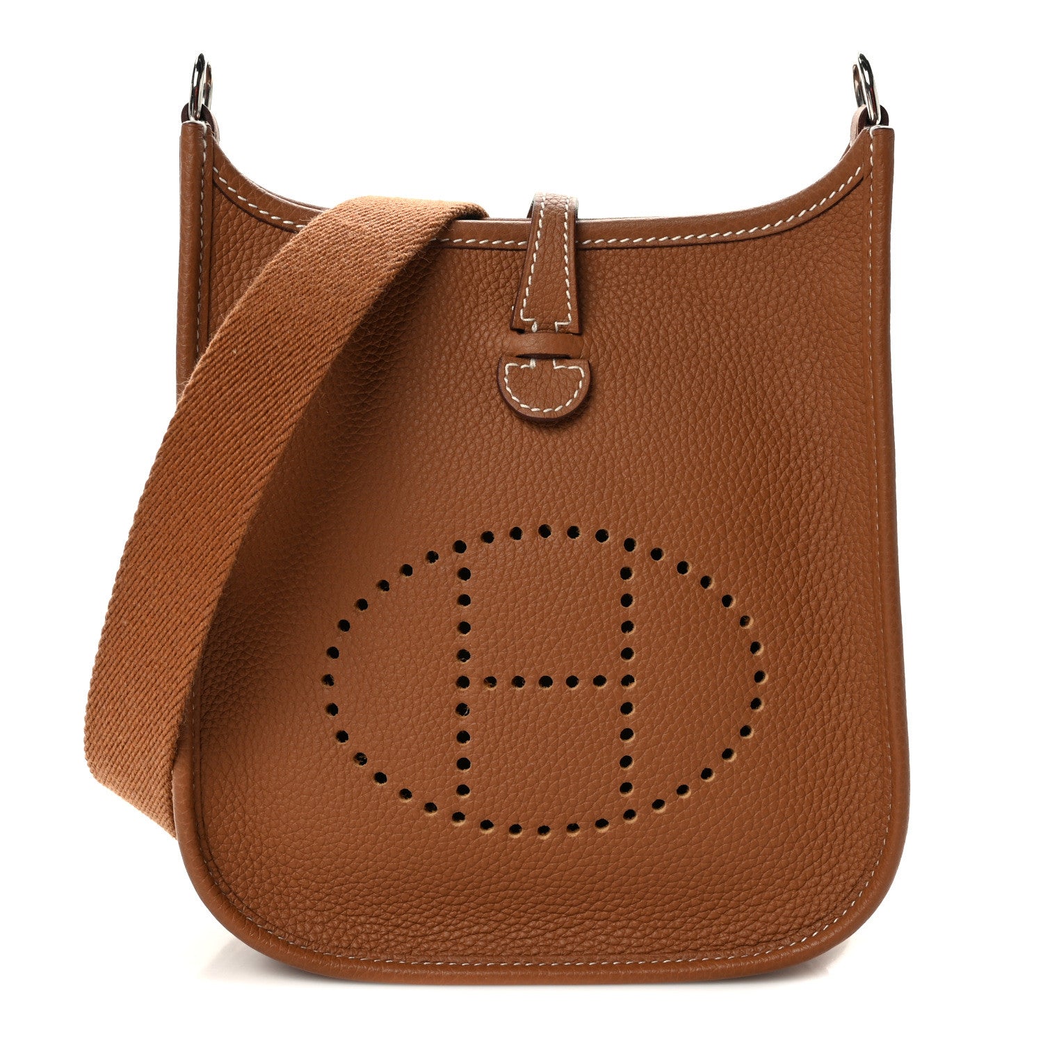 Hermes Taurillon Maurice Evelyne TPM Gold 1 of 9