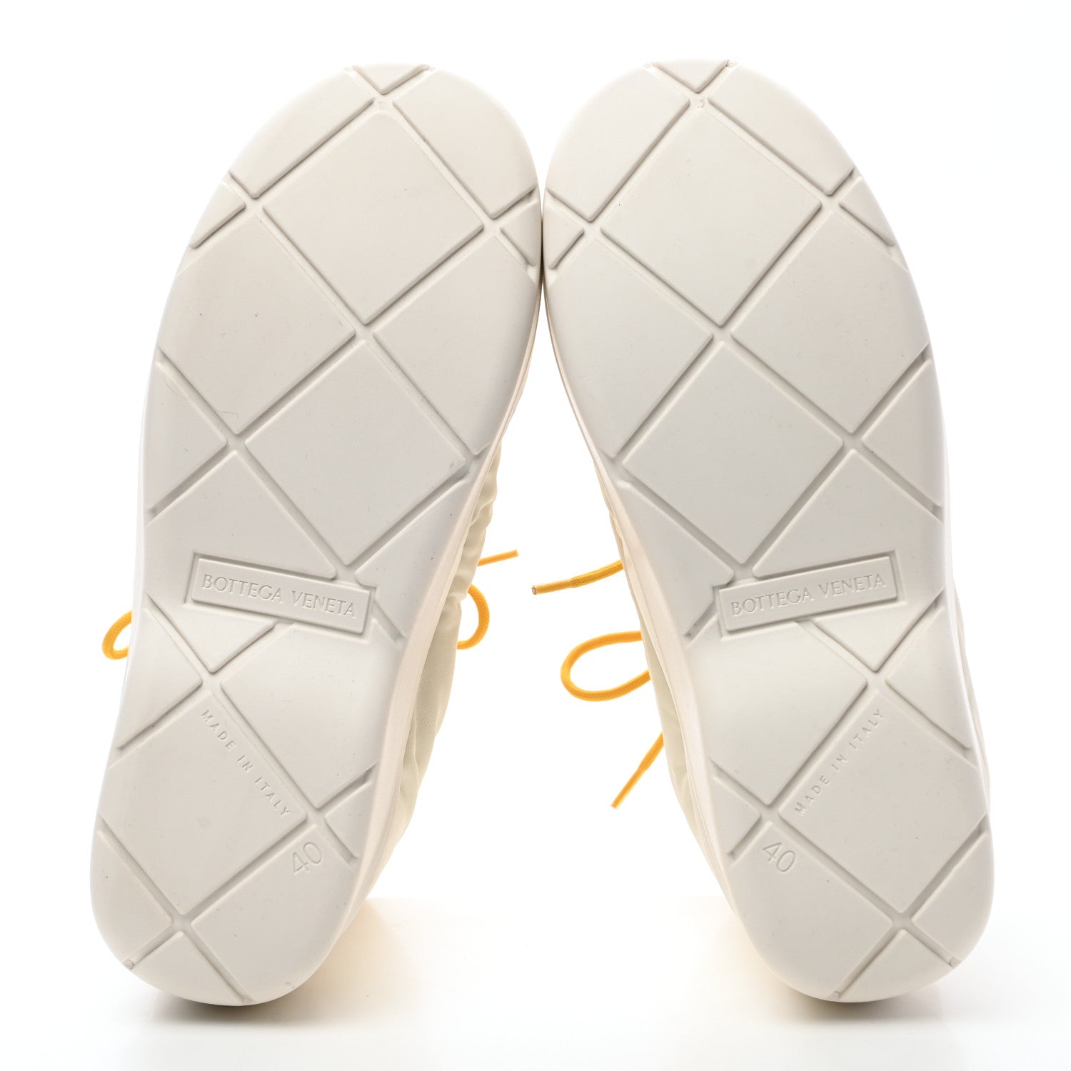 Bottega Veneta Technical Fabric Rubber Puddle Bomber Boots 40 String Egg Yolk 5 of 8