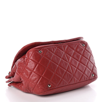 Chanel Caviar Timeless CC Accordion Flap Red 4 of 10