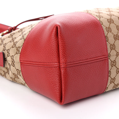 Gucci Monogram Medium Bree Shoulder Bag Red 8 of 9