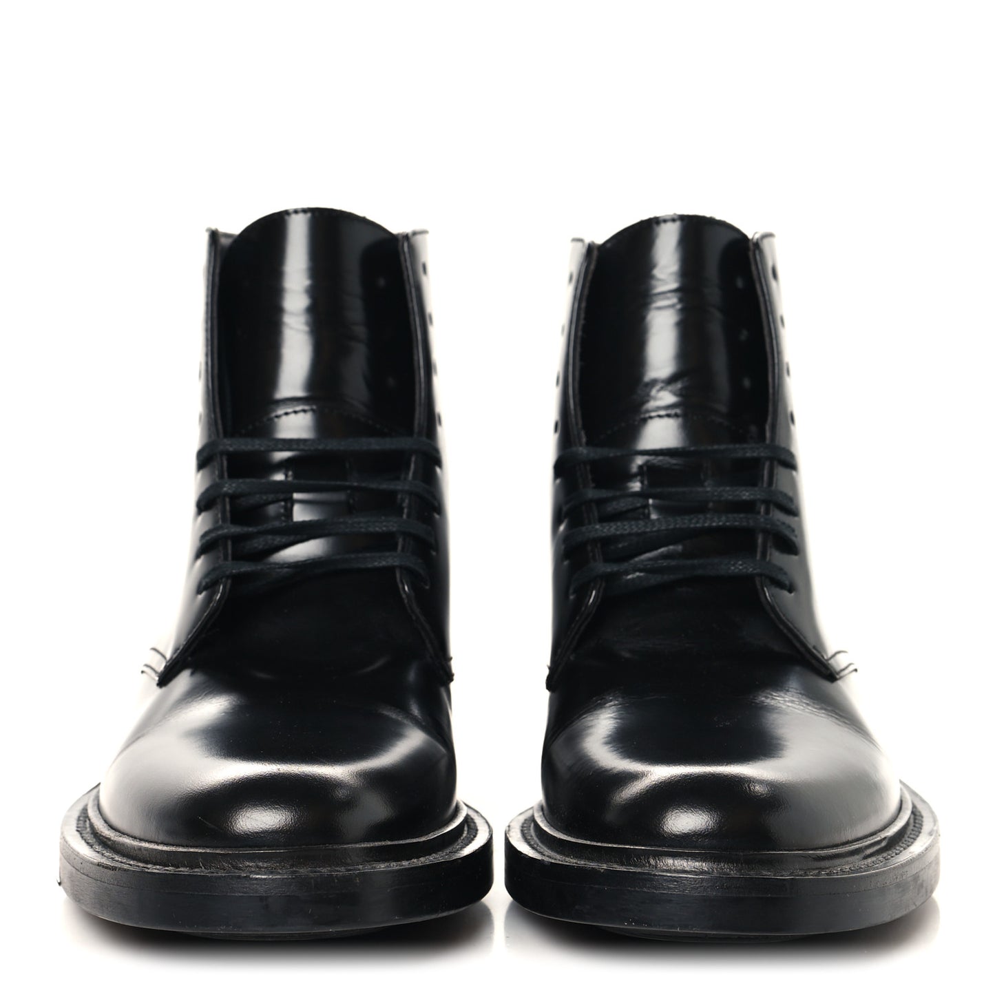Calfskin Womens Army Combat Boots 36 Black
