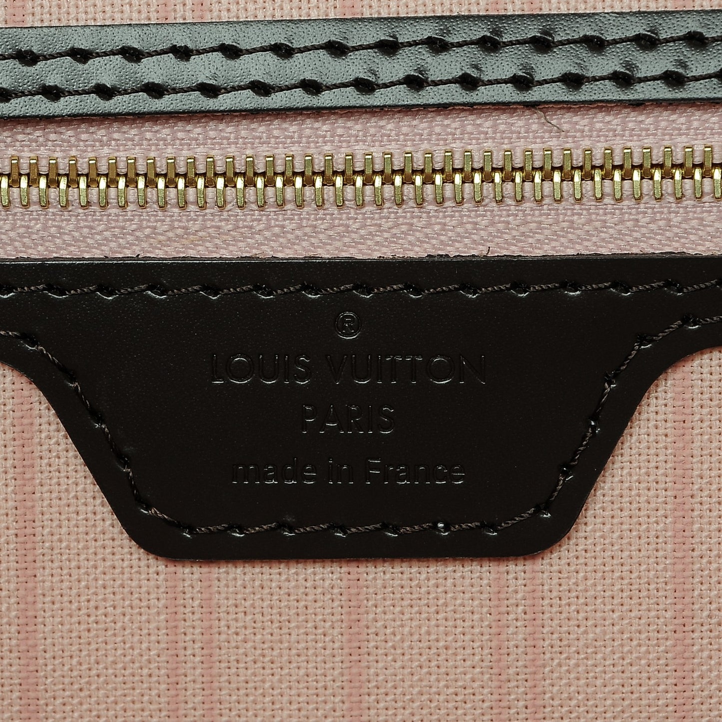 Damier Ebene Neo Neverfull MM Rose Ballerine