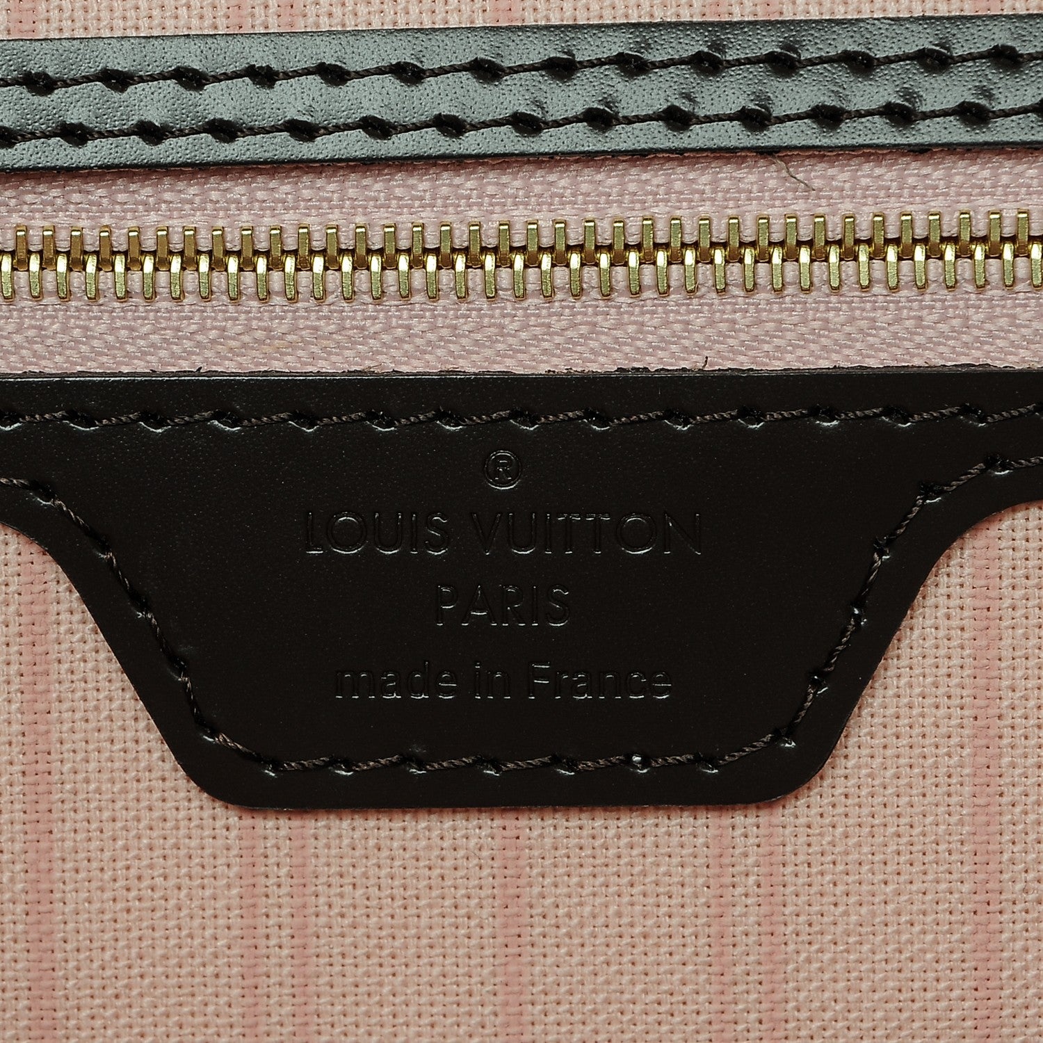 Louis Vuitton Damier Ebene Neo Neverfull MM Rose Ballerine 7 of 7