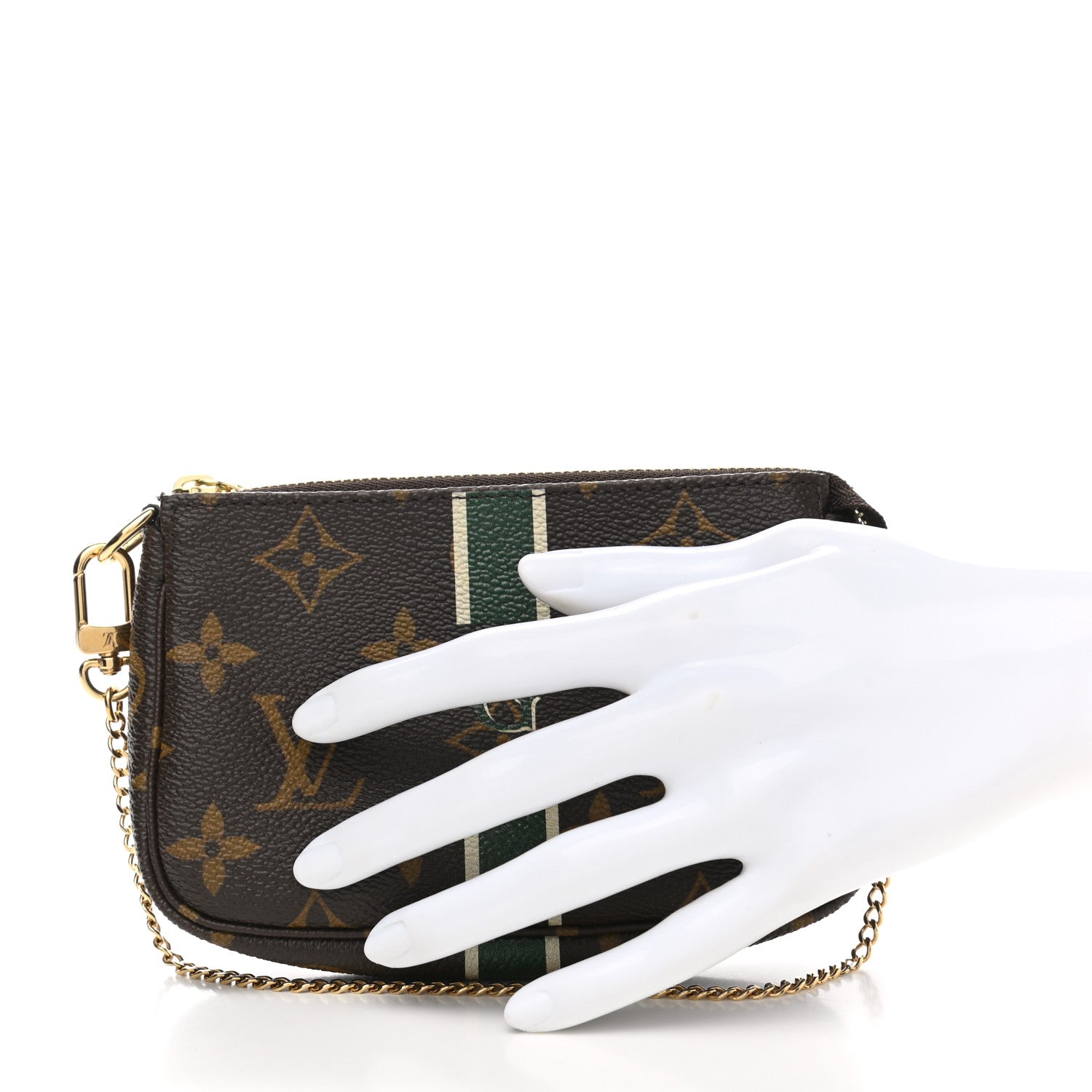 Louis Vuitton Monogram My LV Heritage Mini Pochette Accessories White Vert 2 of 7