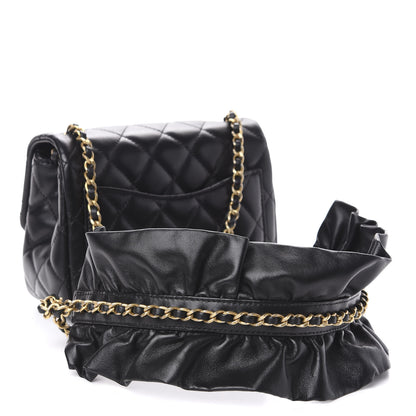 Chanel Lambskin Quilted Mini Romance Square Flap Black 3 of 12
