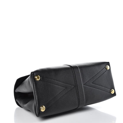 Louis Vuitton Grained Smooth Calfskin Rose Des Vents MM Black 4 of 11