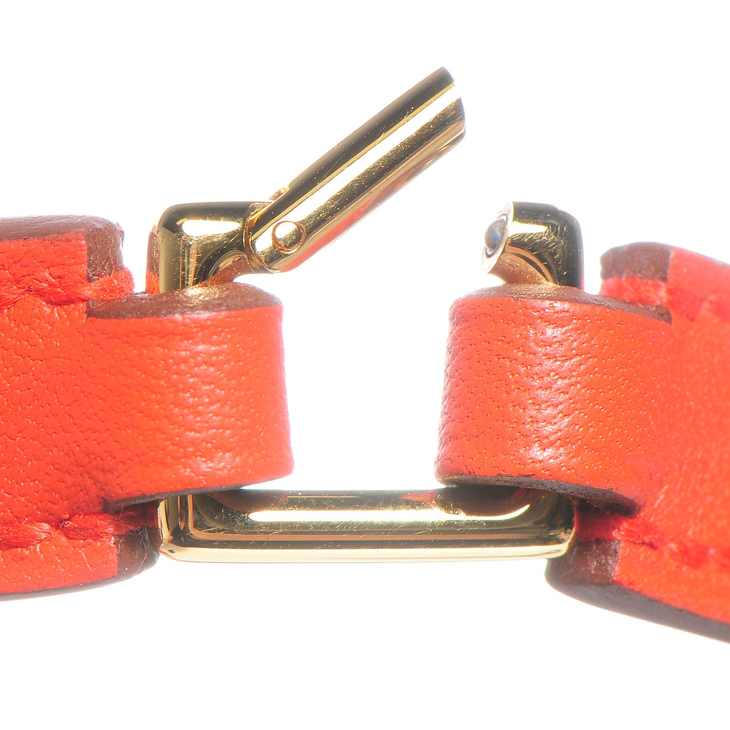 Hermes Swift Rivale Double Tour Bracelet Small Capucine 7 of 9