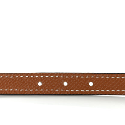 Hermes Epsom Swift 13mm Romance Belt 80 Gold Black 3 of 6