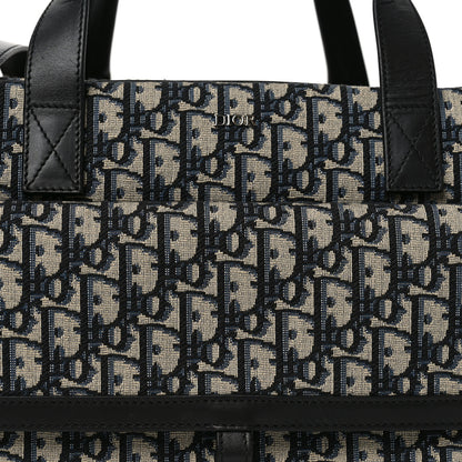 Christian Dior Oblique Calfskin Hit The Road Pet Carrier Blue 8 of 10