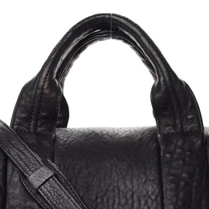 Alexander Wang Pebbled Lambskin Rocco Black Rose Gold Hardware 9 of 9