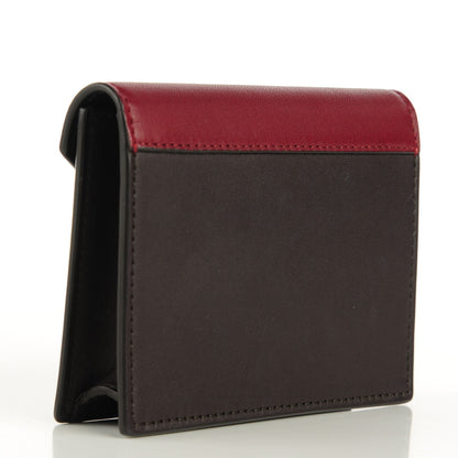 Celine Smooth Calfskin Pocket Card Holder Dark Rust 3 of 7
