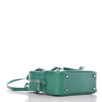 Hermes Chevre Mysore Plume II Mini Vert Vertigo 4 of 7