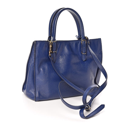 Balenciaga Calfskin Papier Mini A4 Tote Bleu Mineral 3 of 12
