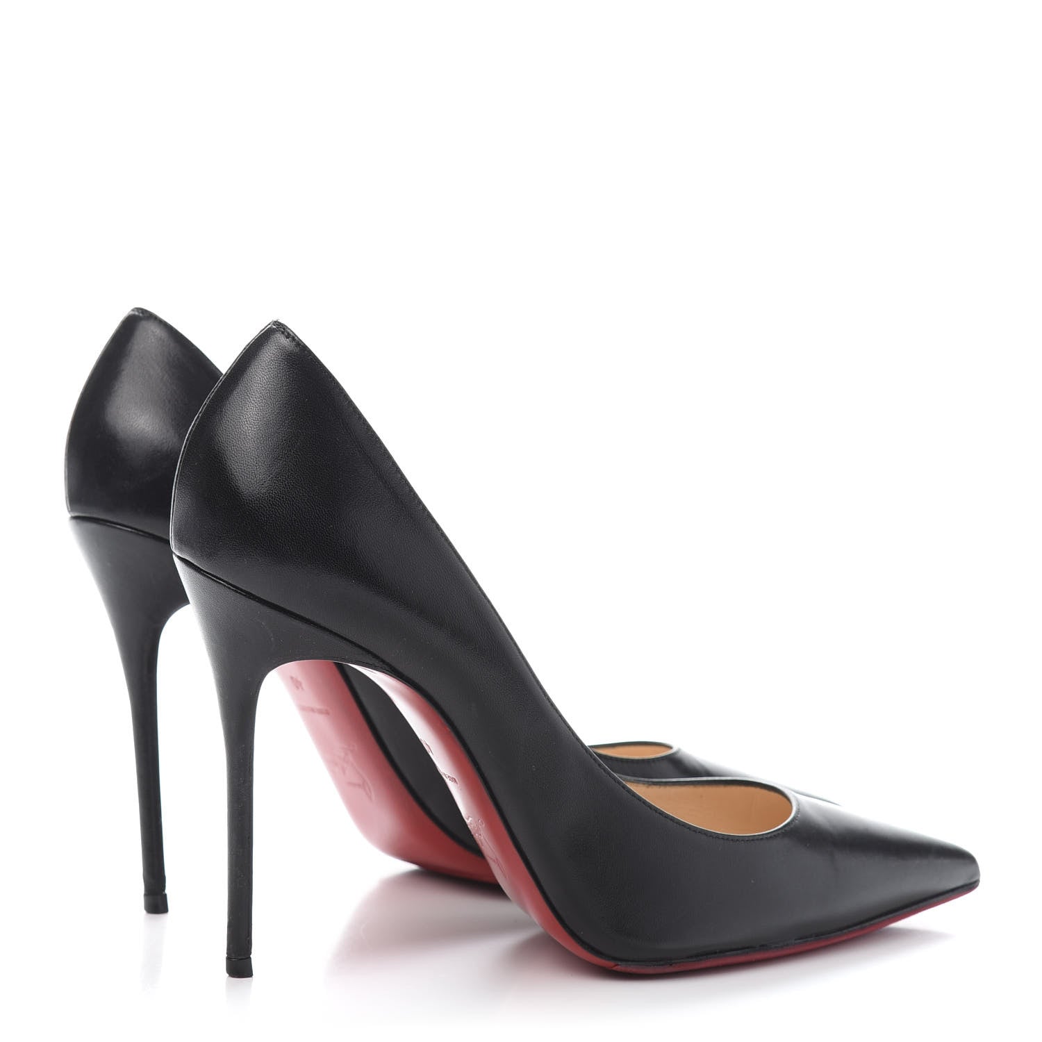Christian Louboutin Kid Decollete 554 100 Pumps 40 Black 4 of 9