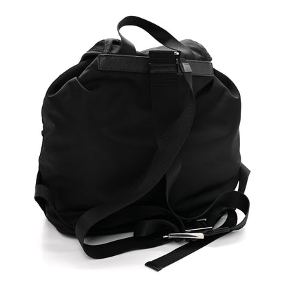 Prada Tessuto Nylon Saffiano Vela Backpack Black 3 of 11