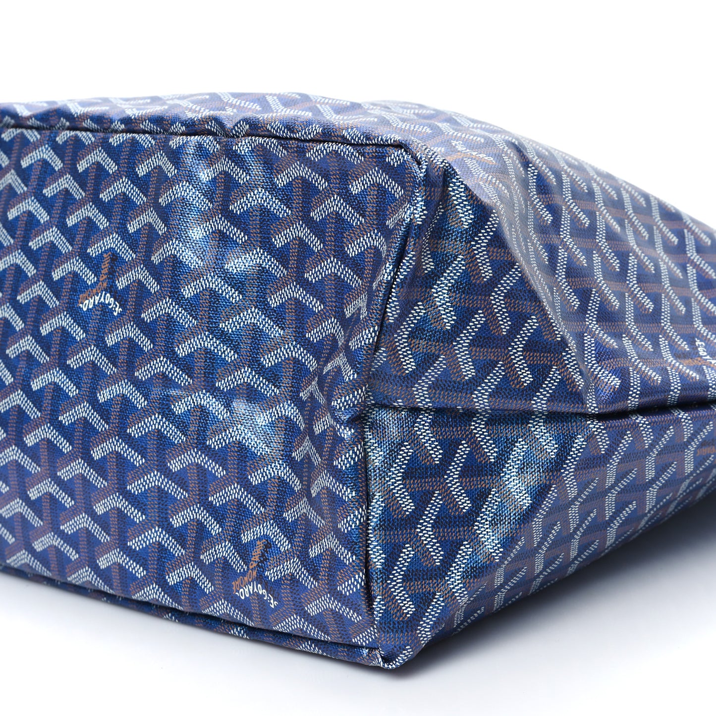 Iridescent Goyardine Saint Louis PM Pearly Blue