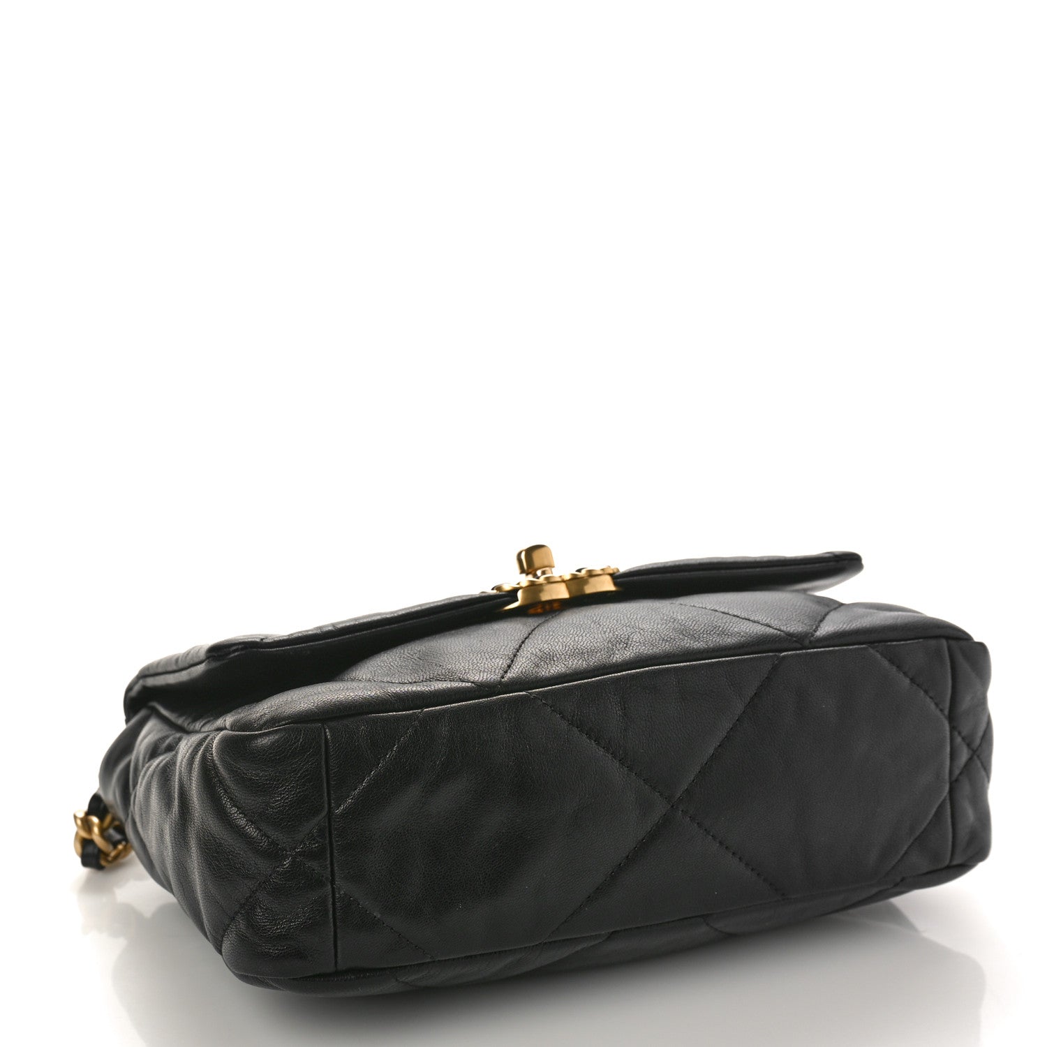 Chanel Lambskin Quilted Medium Chanel 19 Flap Black 4 of 10