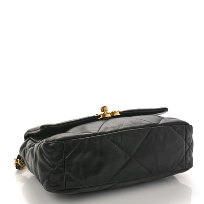 Chanel Lambskin Quilted Medium Chanel 19 Flap Black 4 of 10
