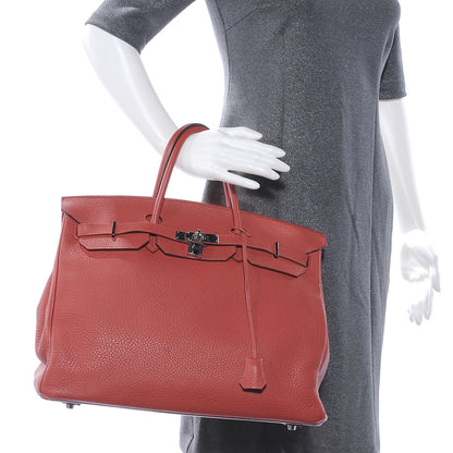 Hermes Taurillon Clemence Birkin 40 Bougainvillea 2 of 10