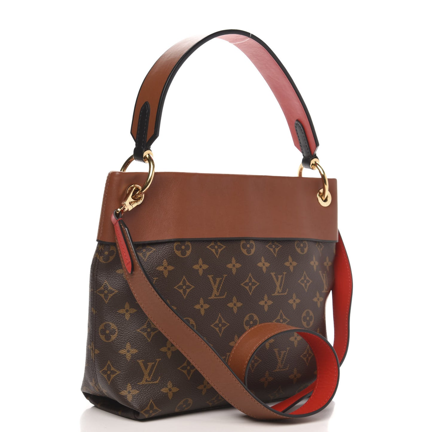 Monogram Tuileries Besace Caramel Rouge