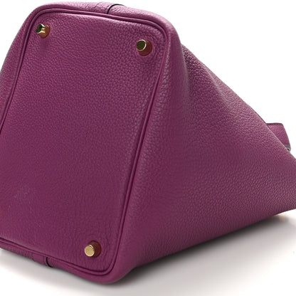 Hermes Taurillon Clemence Picotin Lock 18 PM Anemone 10 of 11