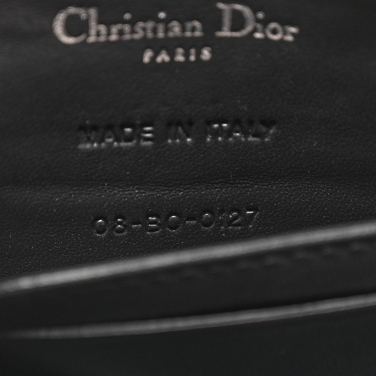Christian Dior Metallic Patent Micro-Cannage Baby Diorama Flap Bag Silver 7 of 12