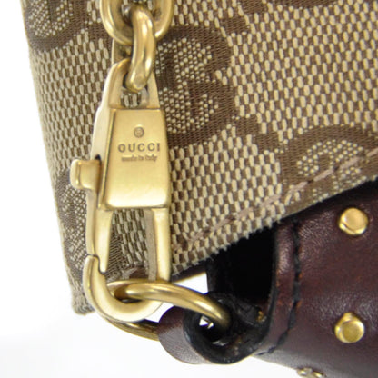 Gucci Monogram Studded Horsebit Clutch 7 of 11