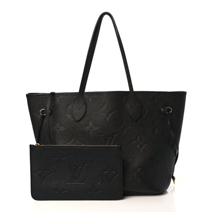 Louis Vuitton Empreinte Monogram Giant Neverfull MM Black 1 of 9