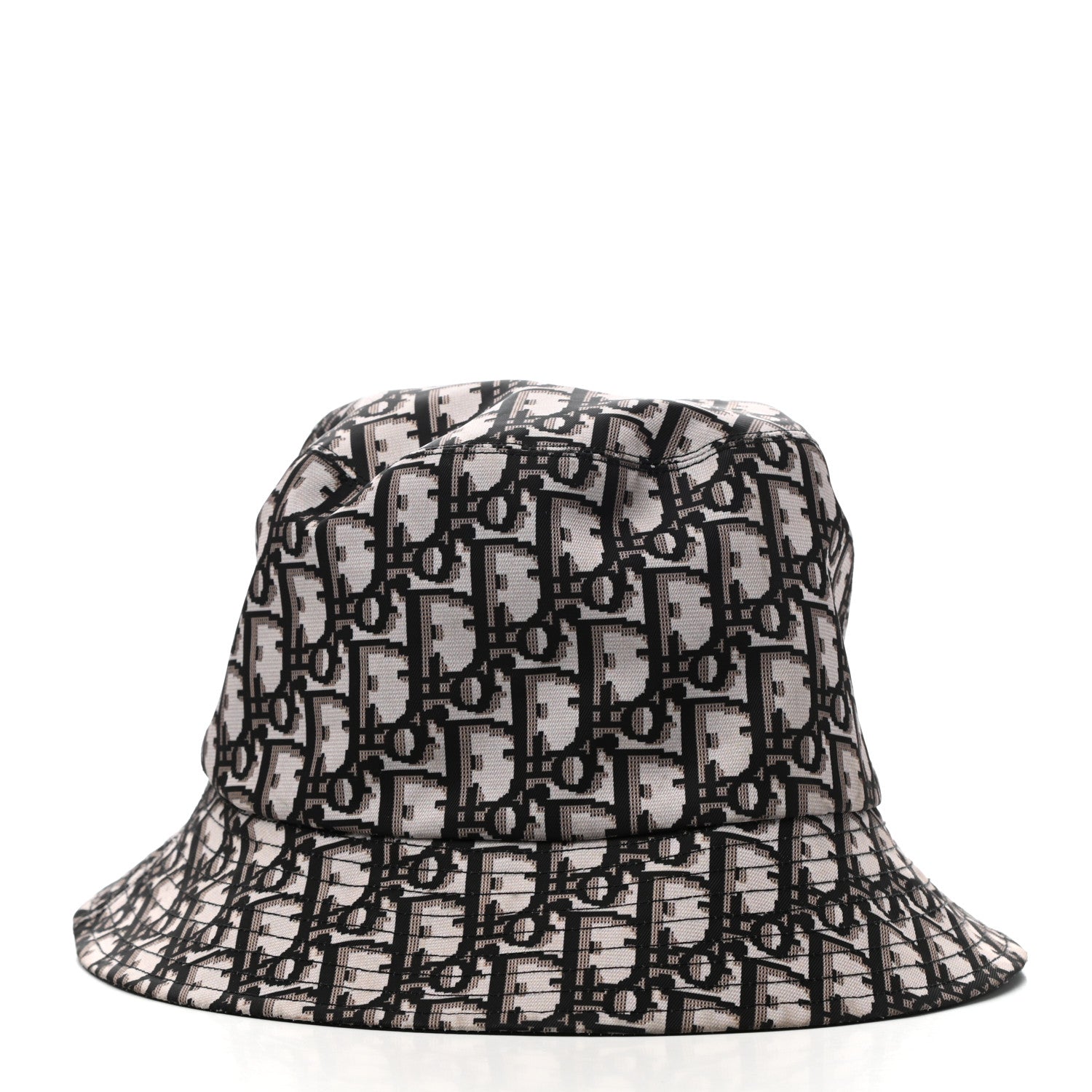 Christian Dior Oblique Reversible Teddy-D Brim Bucket Hat 58 Black 9 of 15
