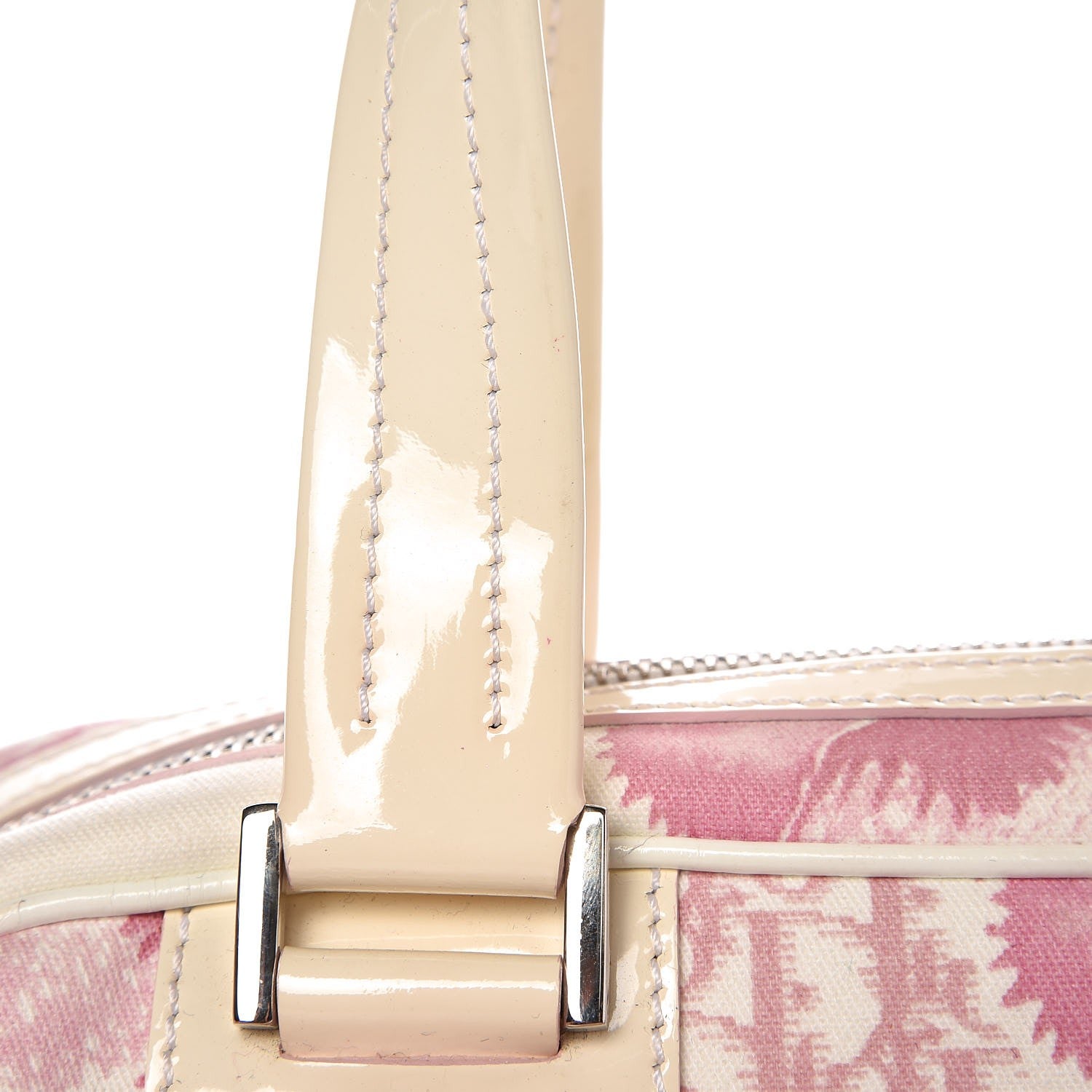 Christian Dior Canvas Monogram Floral Bowler Pink 17 of 20