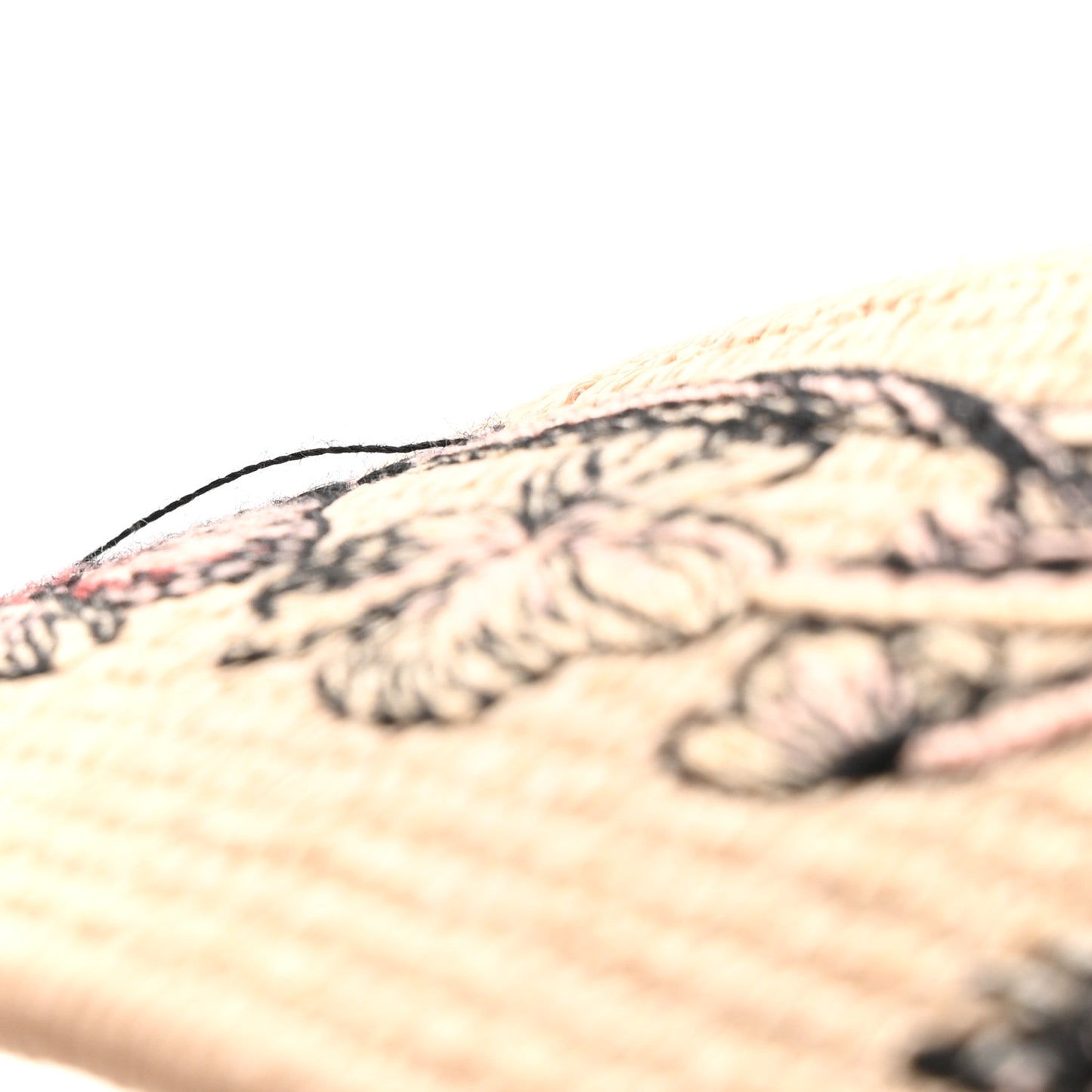 Canvas Cabinet De Curiosites Embroidered Medium Lady D-Lite Beige Multicolor