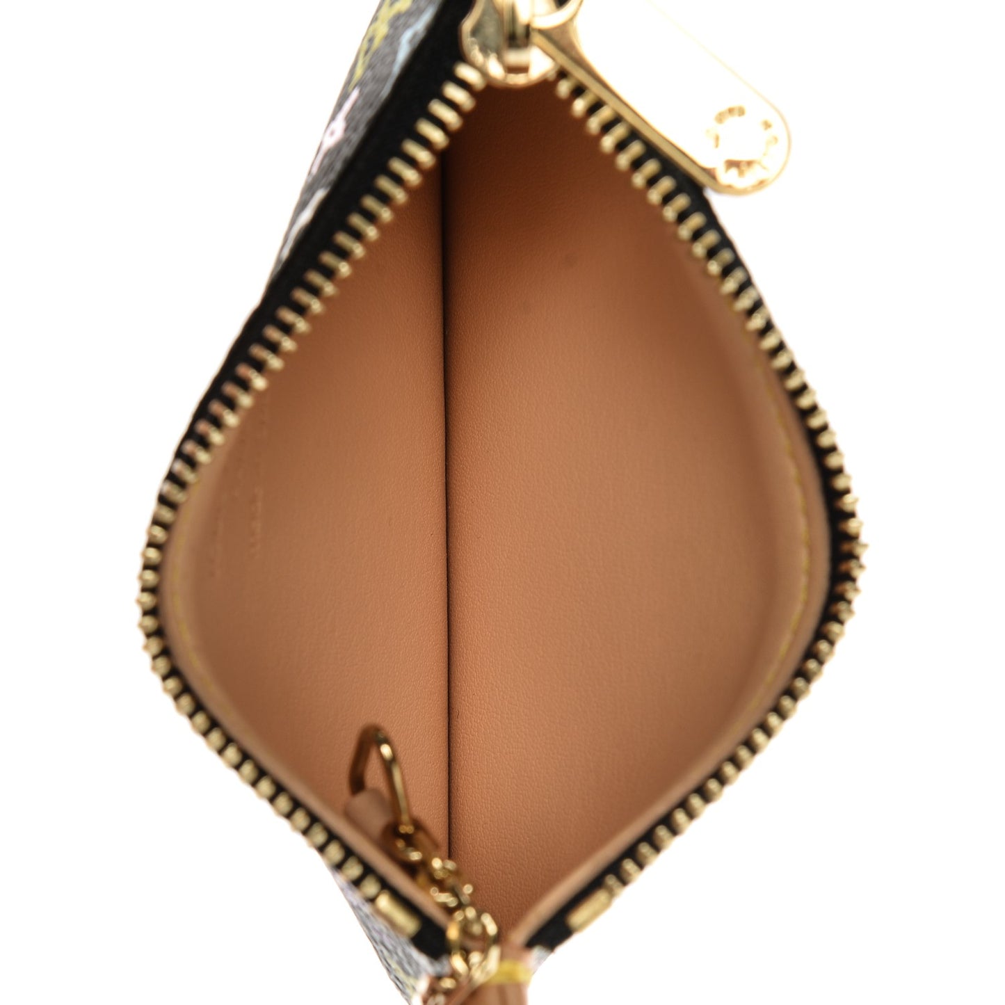 Monogram Multicolor Key Pouch Black