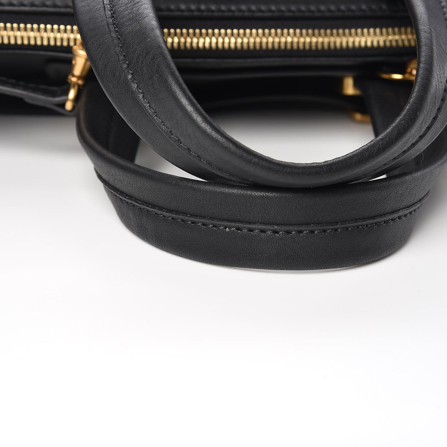 Vitello Dolce Marmol Large Chameleon Tote Black