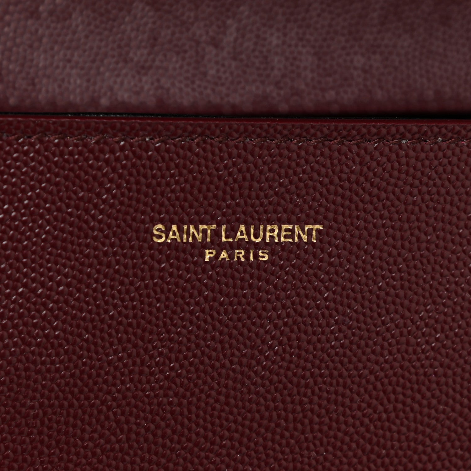 Saint Laurent Grain de Poudre Medium Classic Monogram Cassandra Top Handle Rouge Legion 7 of 19
