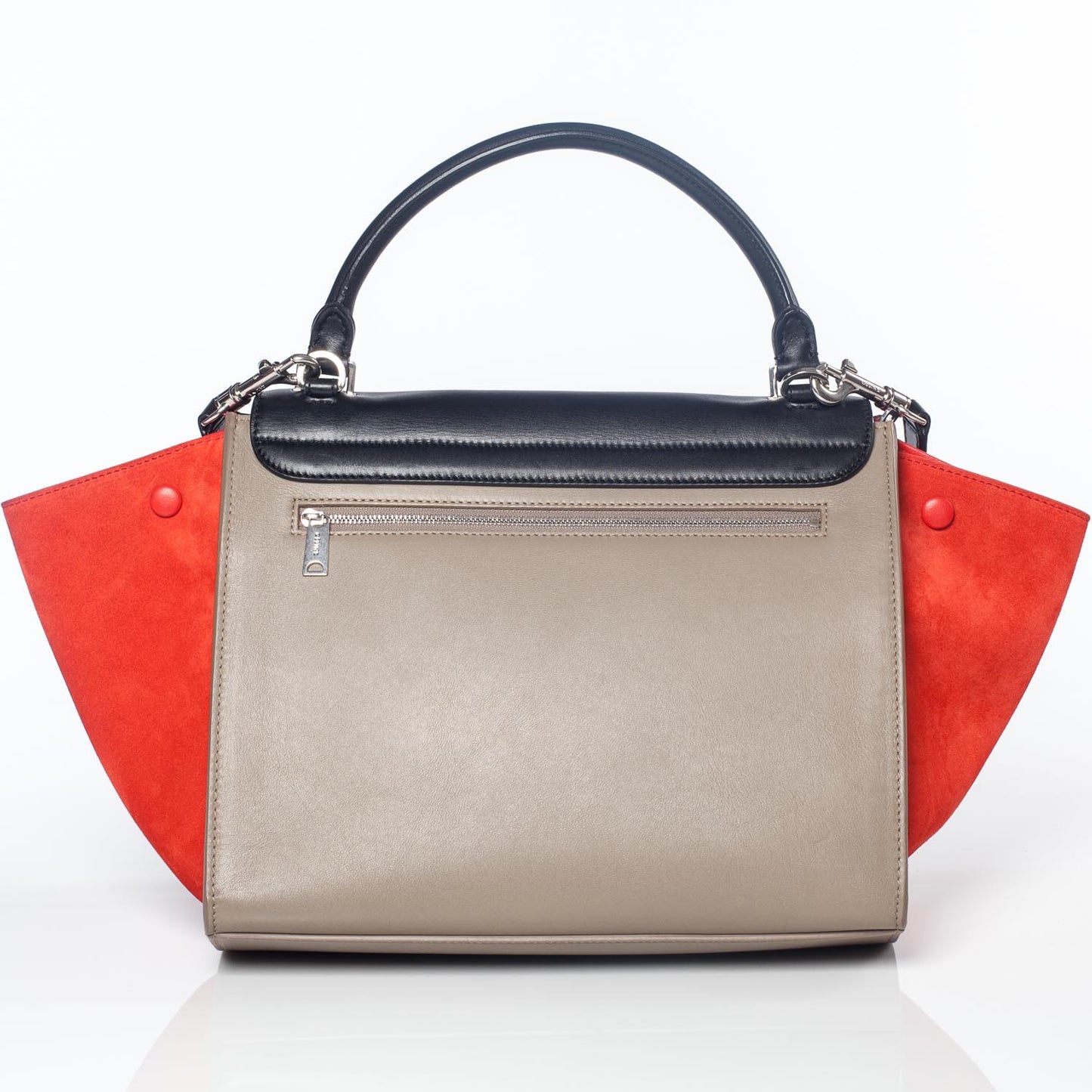 Calfskin Suede Trapeze