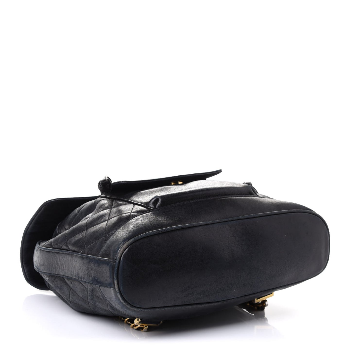 Lambskin Quilted CC Backpack Black