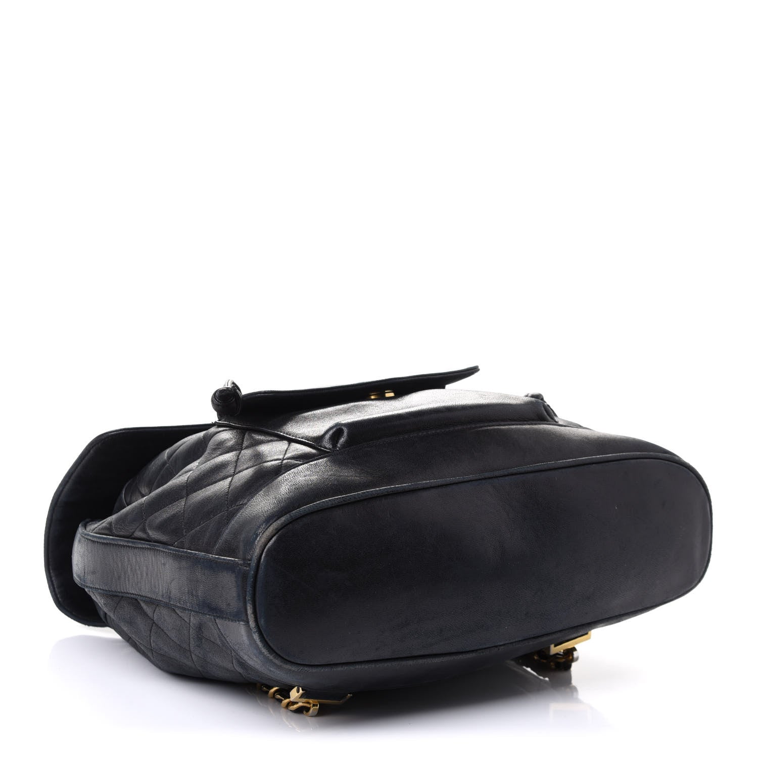Chanel Lambskin Quilted CC Backpack Black 3 of 12