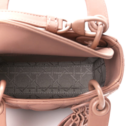 Christian Dior Ultra Matte Calfskin Cannage Micro Lady Dior Beige 5 of 11