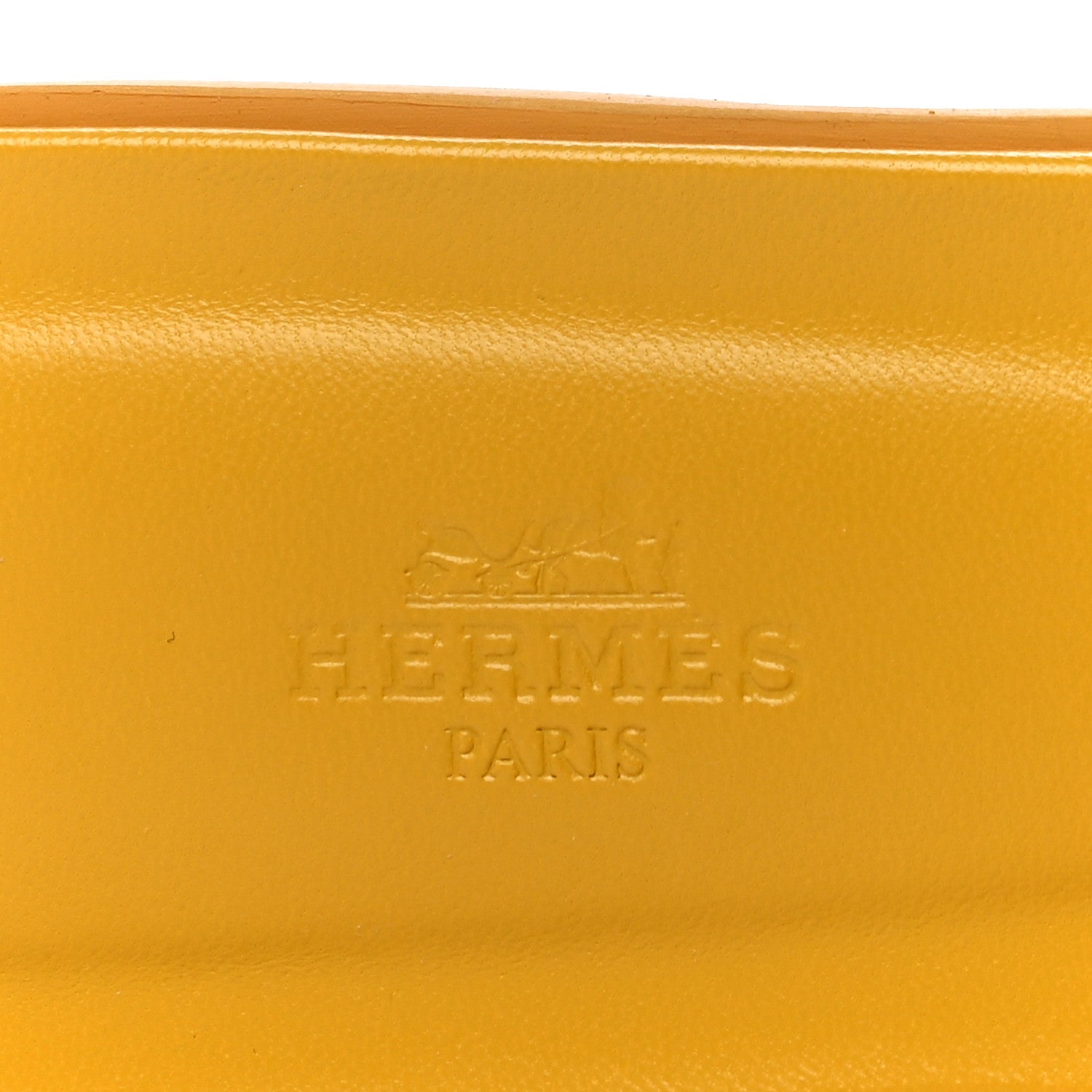 Hermes Epsom Oran Sandals 41 Jaune Sable 10 of 13