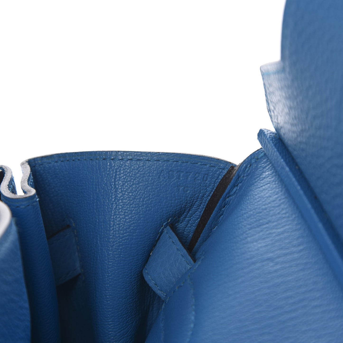 Taurillon Clemence Birkin 35 Bleu Zanzibar