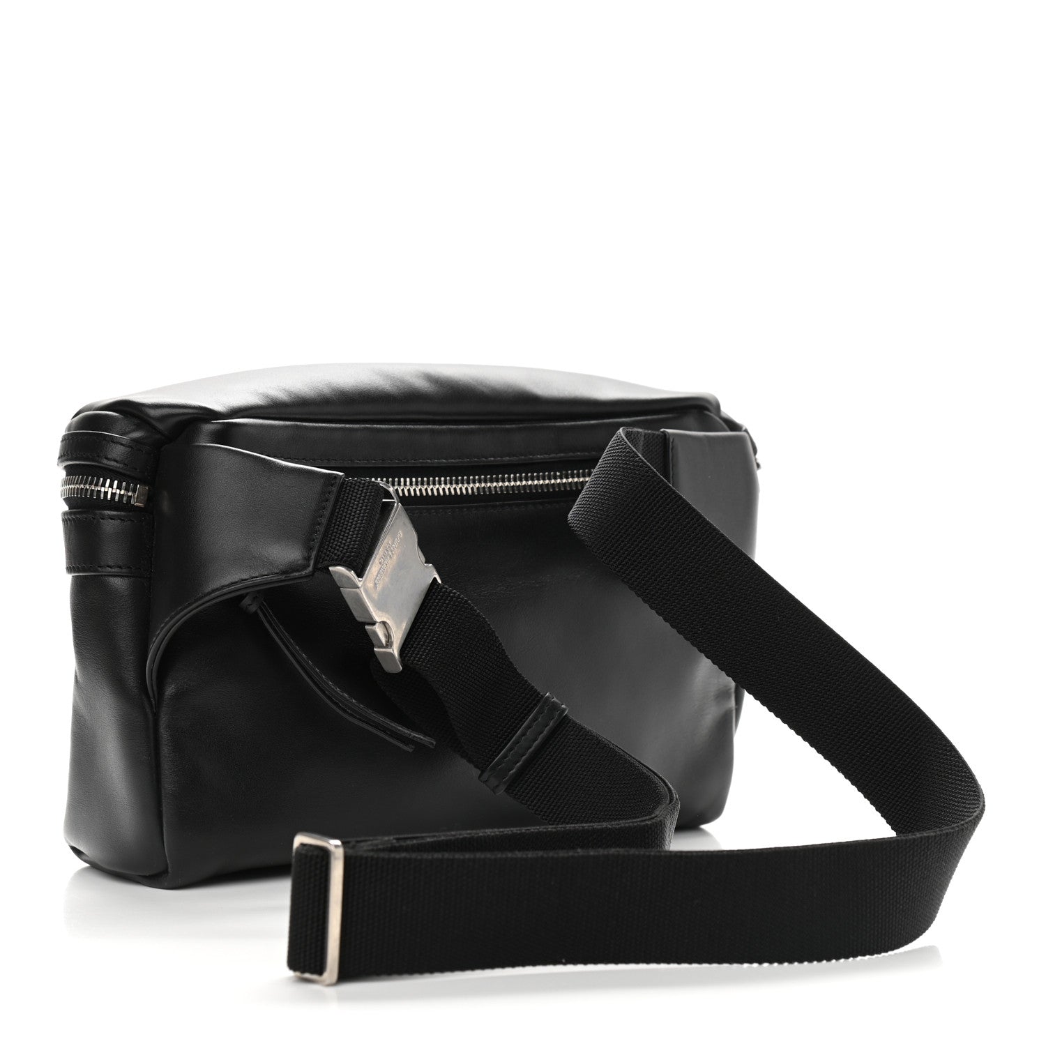 Saint Laurent Calfskin City Belt Bag Black 3 of 9