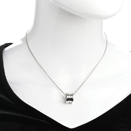 Bulgari 18K White Gold B.Zero1 Pendant Necklace 2 of 4