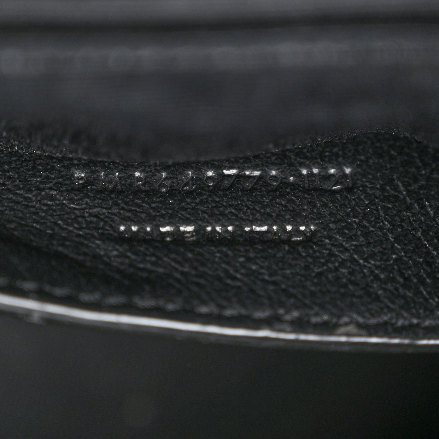 Saint Laurent Grain de Poudre Quilted 80's Vanity Bag Black 7 of 11