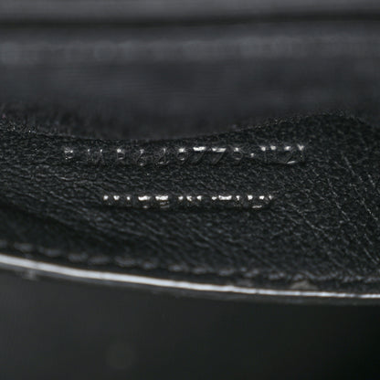 Saint Laurent Grain de Poudre Quilted 80's Vanity Bag Black 7 of 11