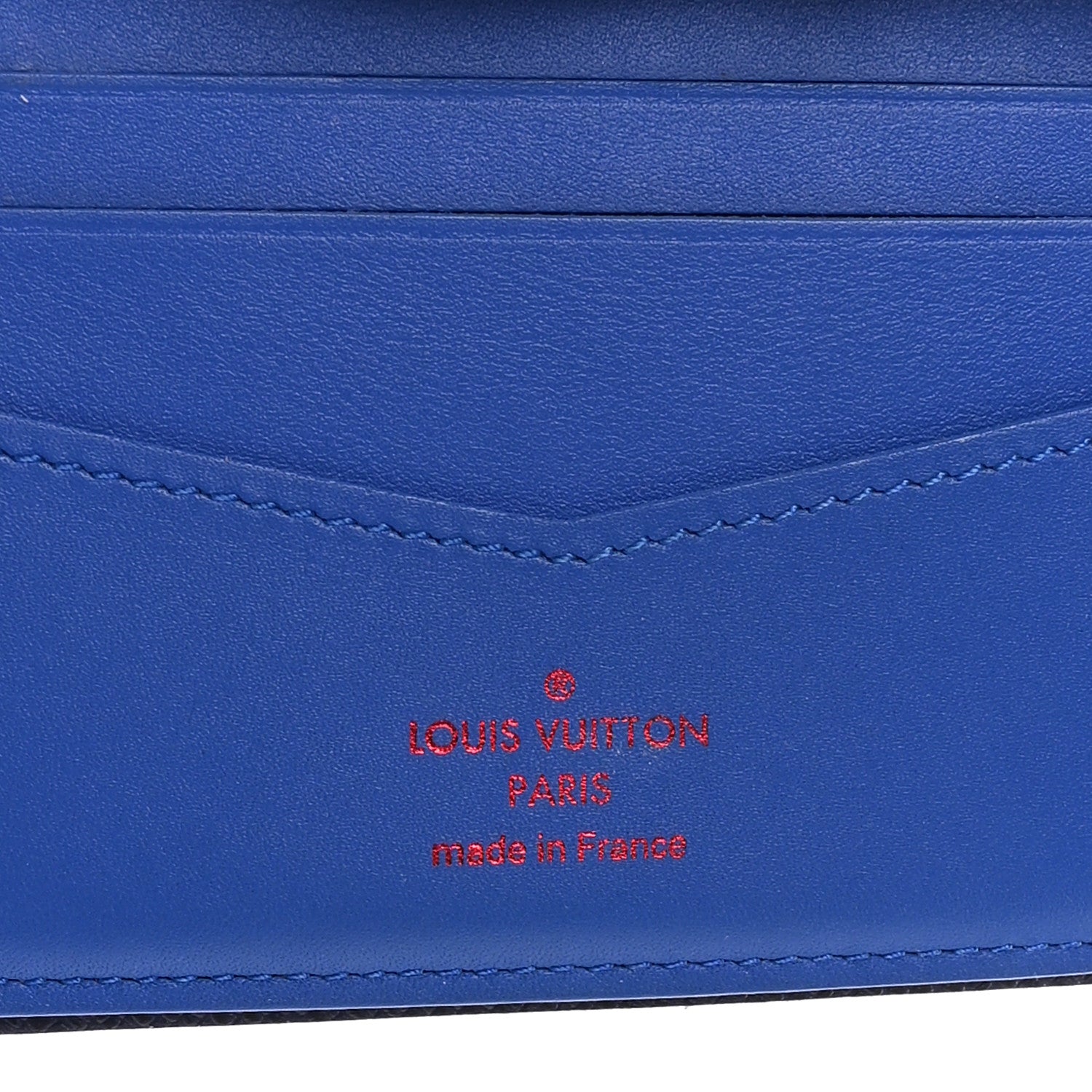 Louis Vuitton Monogram Outdoor Slender Wallet Indigo Blue 6 of 8