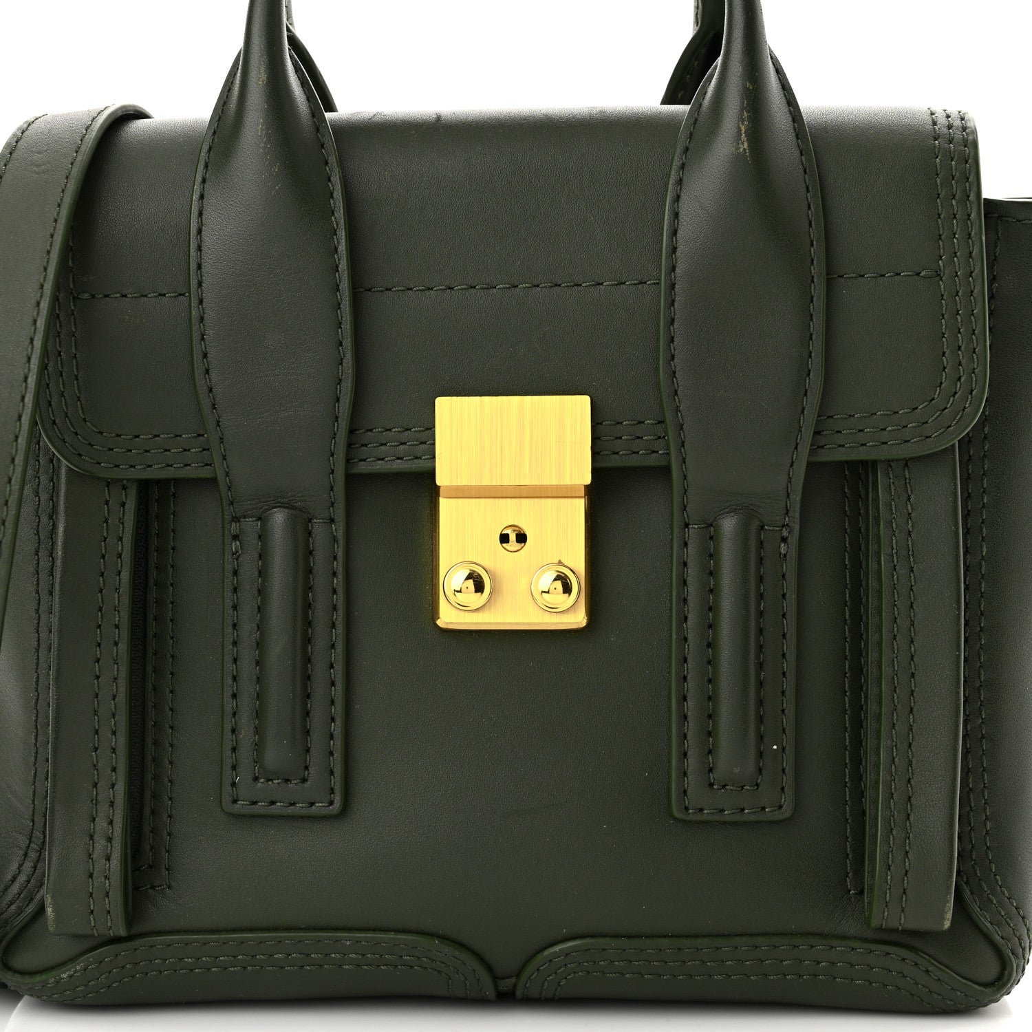 3.1 Phillip Lim Calfskin Mini Pashli Satchel Military Green 7 of 13