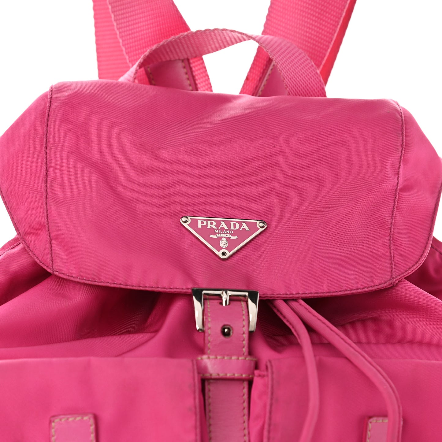 Nylon Vela Backpack Fuxia
