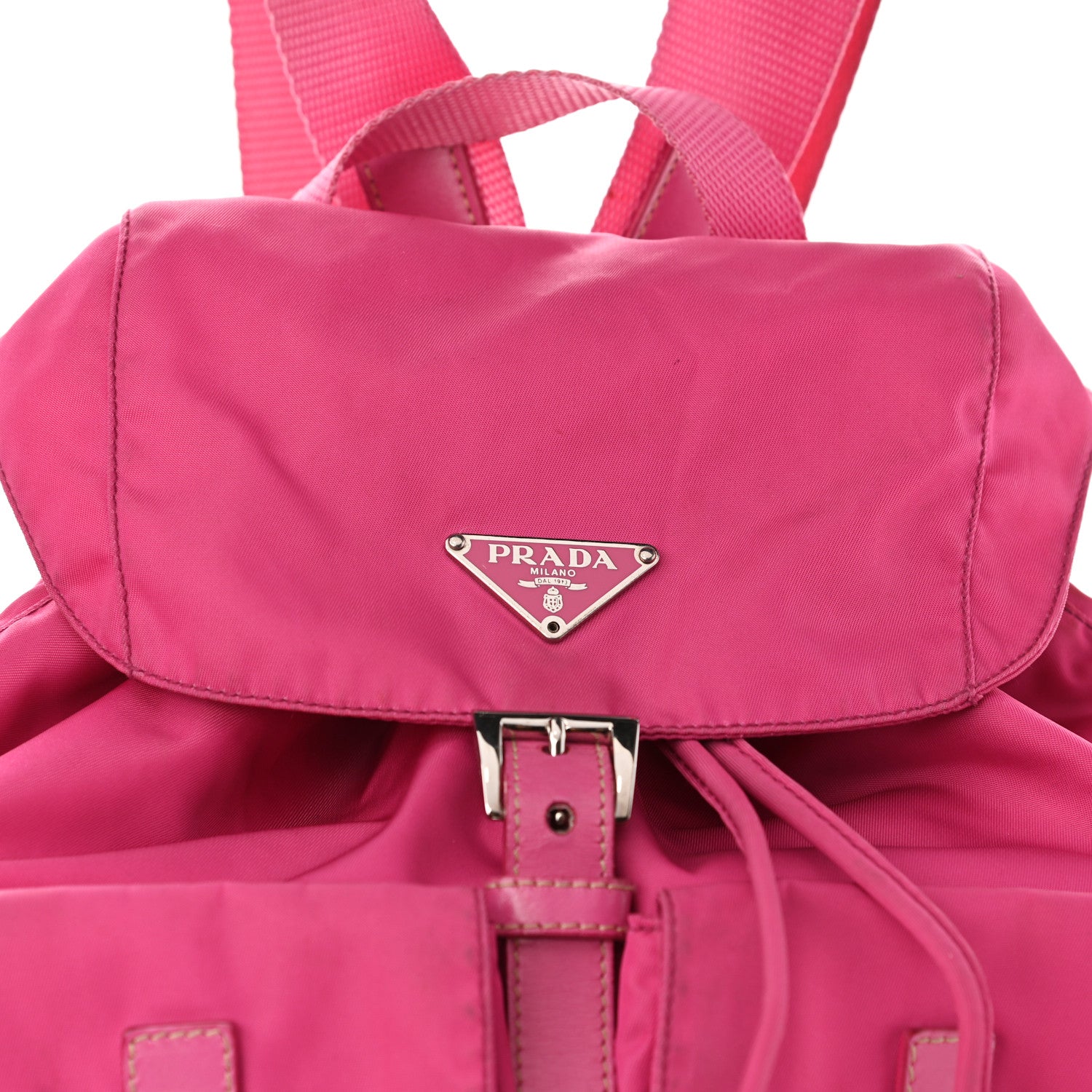 Prada Nylon Vela Backpack Fuxia 7 of 15