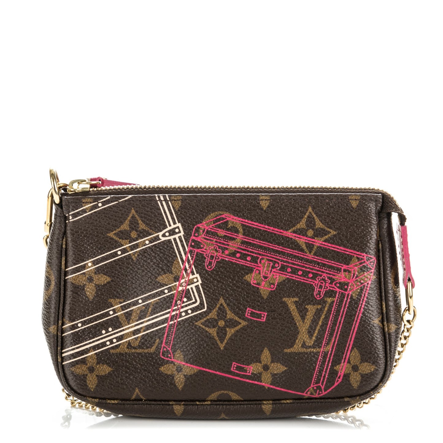 Monogram 2014 Christmas Animation Mini Pochette Accessories