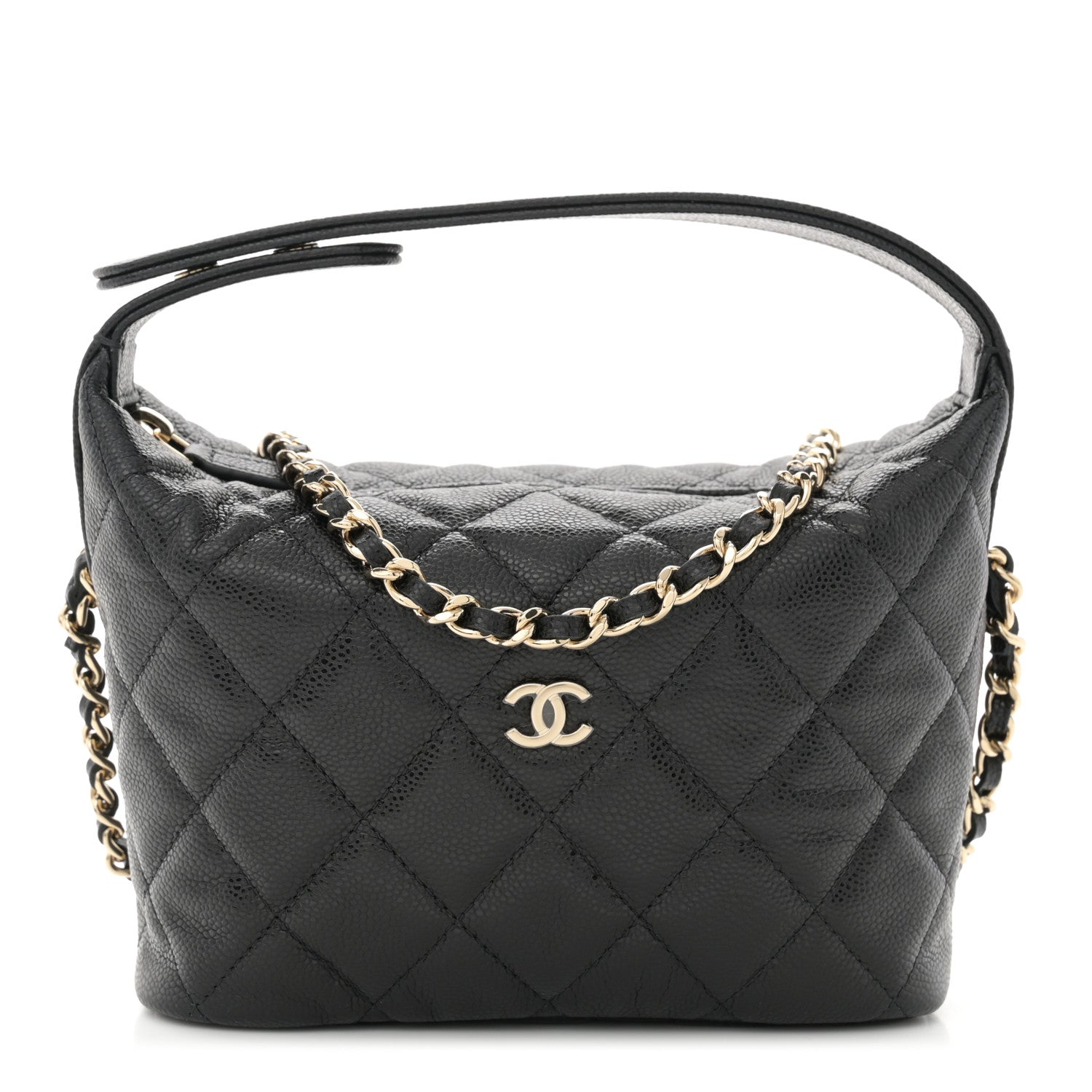 Chanel Caviar Quilted Hobo Black 1 of 11